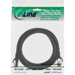 Kabel krosowy S/FTP PiMF kat.6 250MHz PVC miedziany czarny 3m
