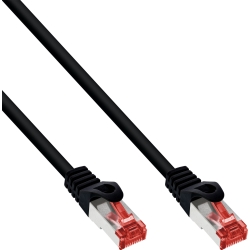 Kabel krosowy S/FTP PiMF kat.6 250MHz PVC miedziany czarny 3m