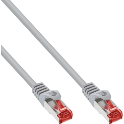 Kabel krosowy S/FTP PiMF kat.6 250MHz PVC miedziany szary 2m