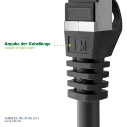 Kabel krosowy S/FTP PiMF kat.6 250MHz PVC miedziany szary 2m